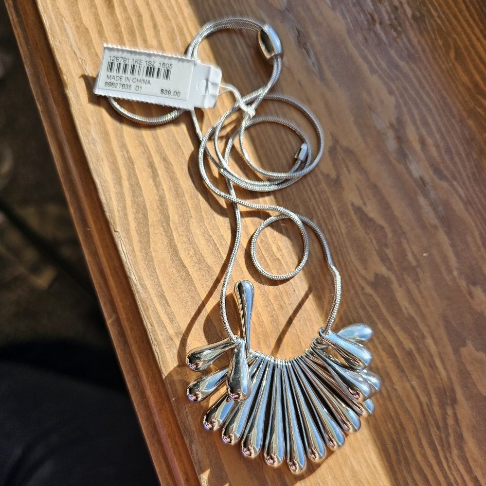 New. Nordstrom necklace. Measures 26 inches long with adjustable chain to go any